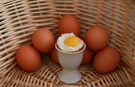 mandje eieren